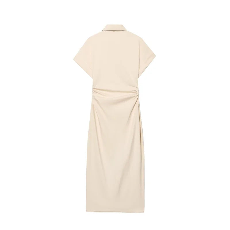Elegante Denim MIDI Jurk™