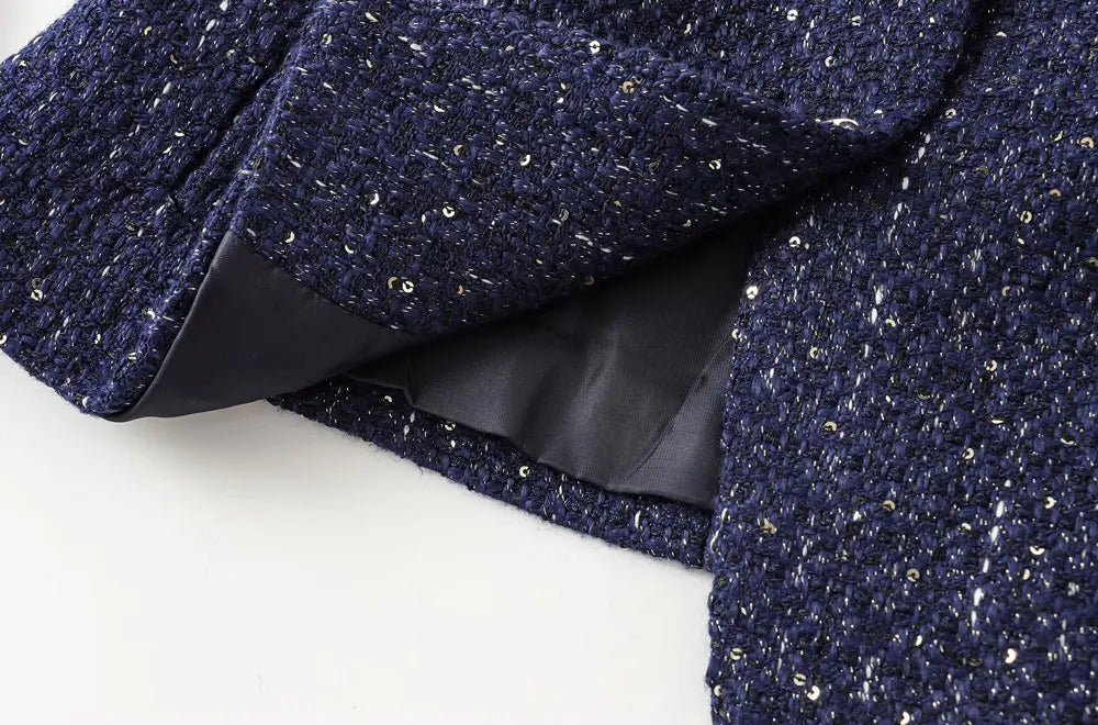 Florence™ tweed gilet met riem