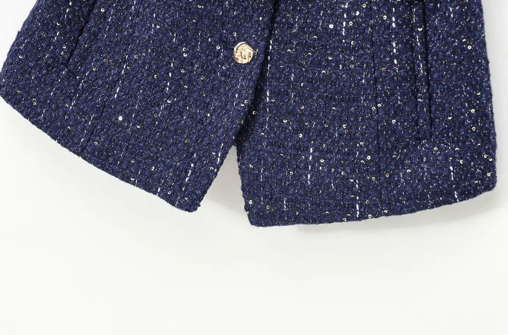 Florence™ tweed gilet met riem